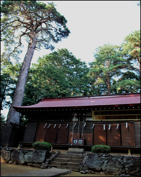 穴山ふれあいマップ 御名方神社